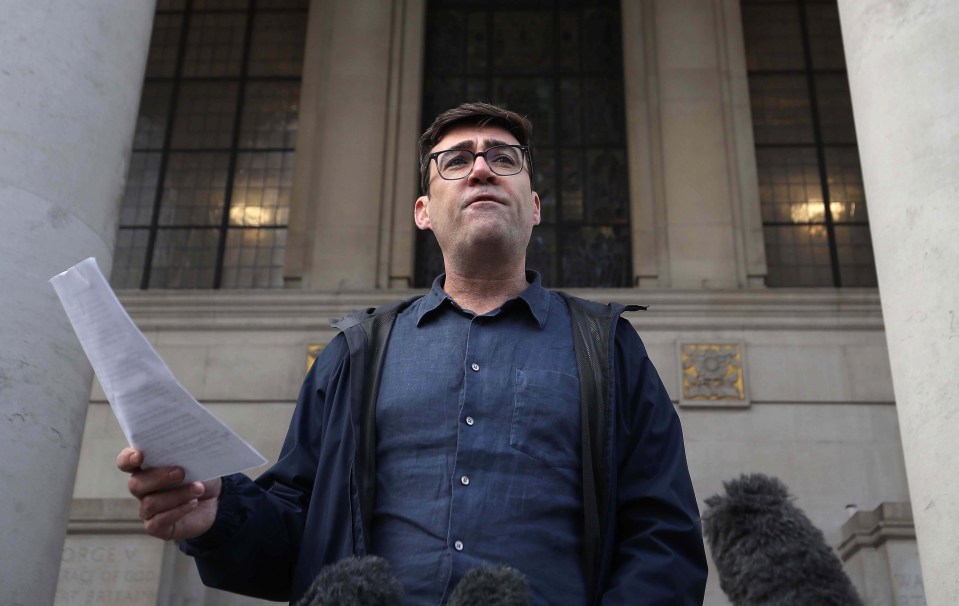 Greater Manchester's mayor Andy Burnham rejected the tougher measures