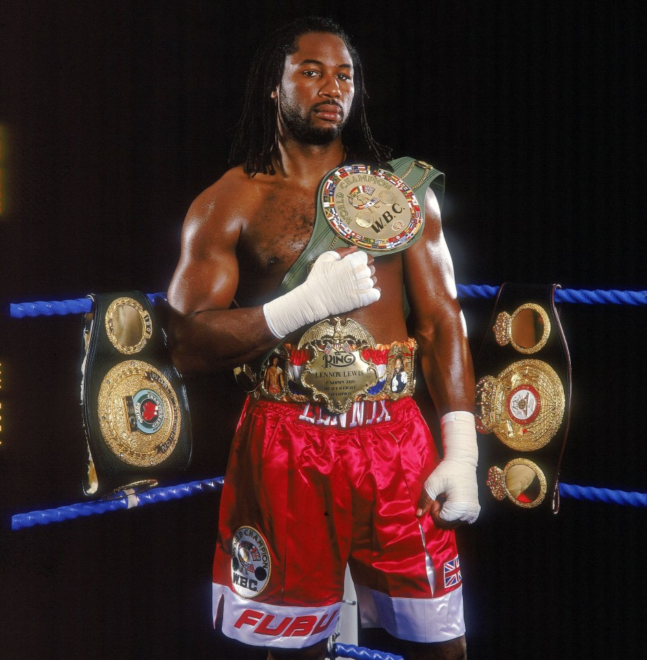 Lennox Lewis won the IBO, WBA and WBC heavyweight titles in his career