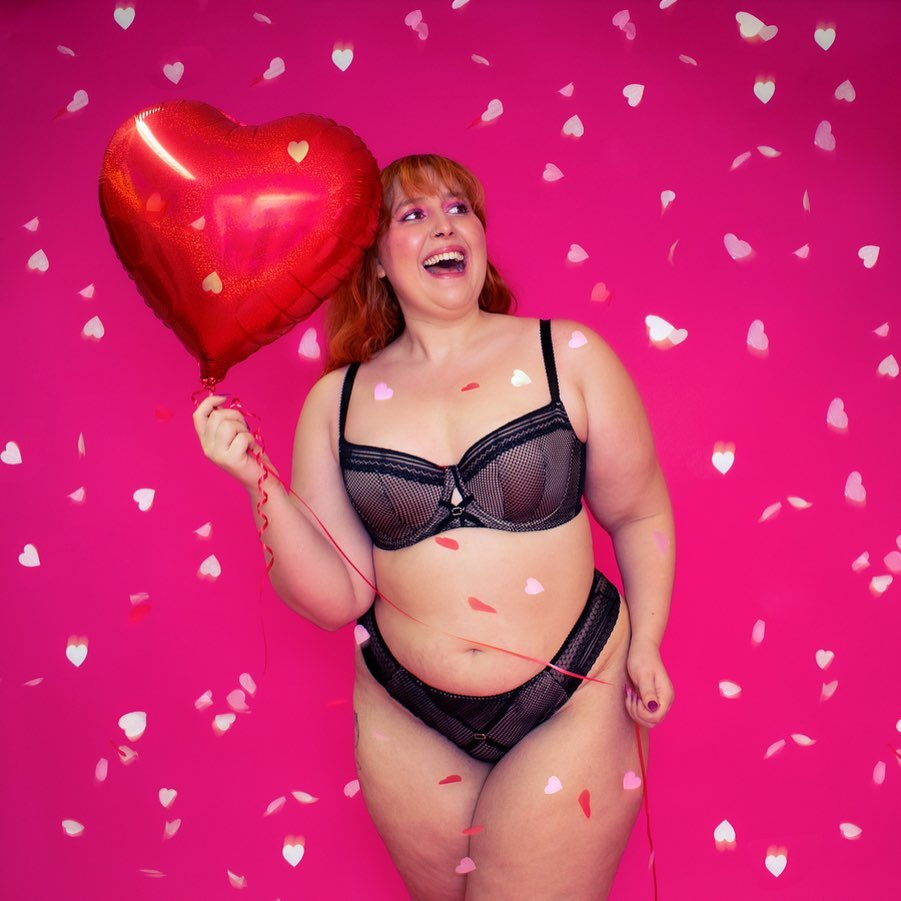 The model often promotes body positivity with her fans