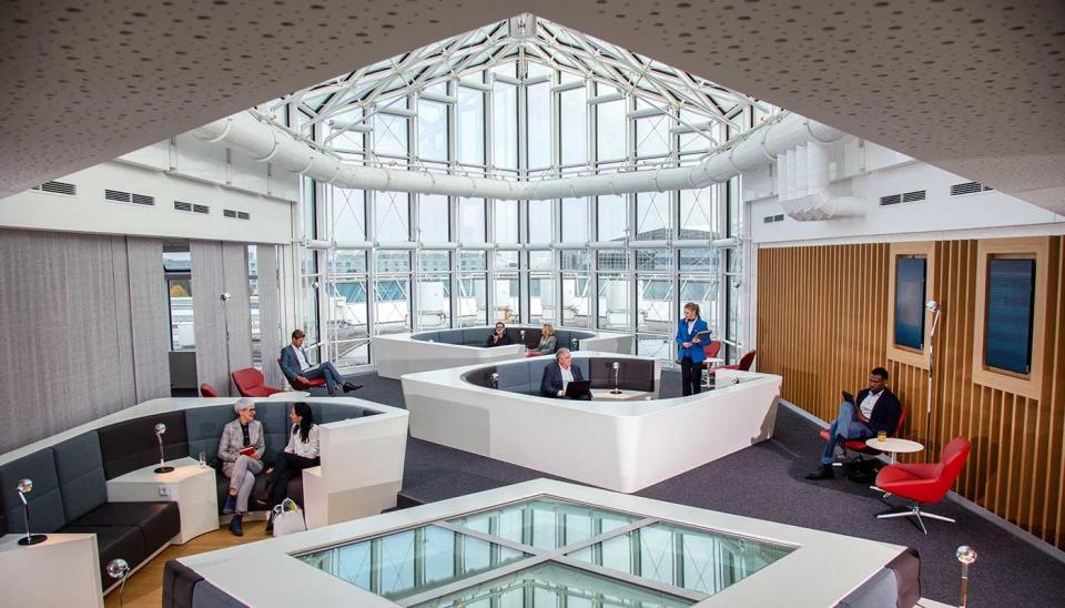 There are also airline lounges and private VIP lounges