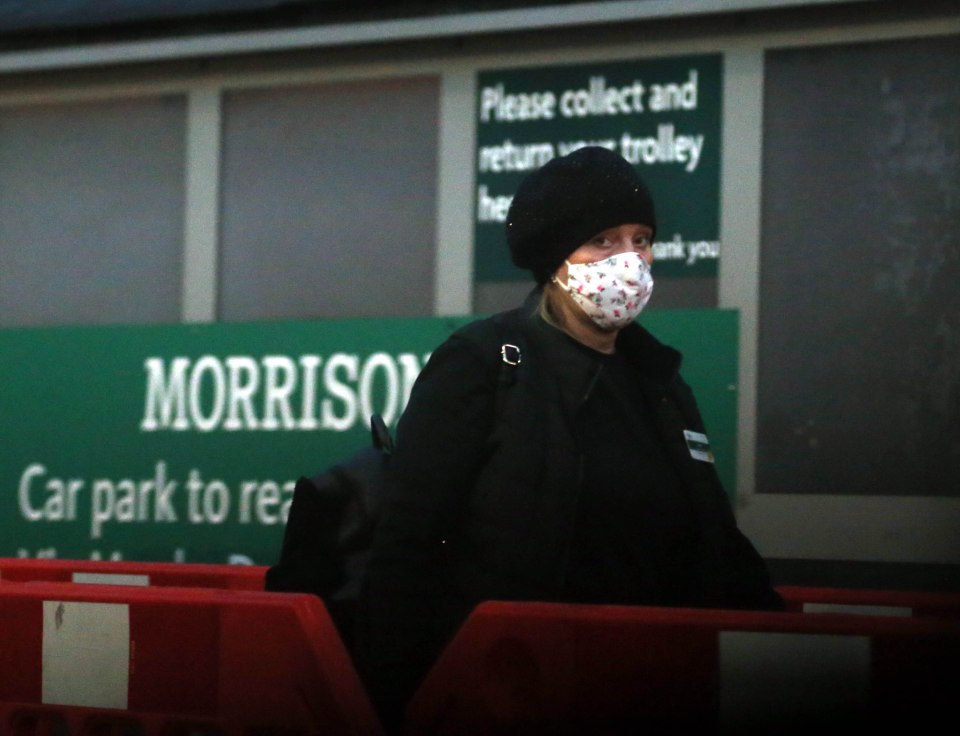 Jane Andrews is now working as a Covid key worker at Morrisons 