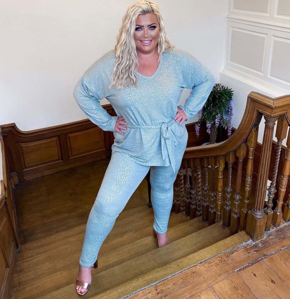Gemma had lost three stone earlier this year