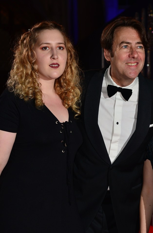 Honey with her famous dad Jonathan 