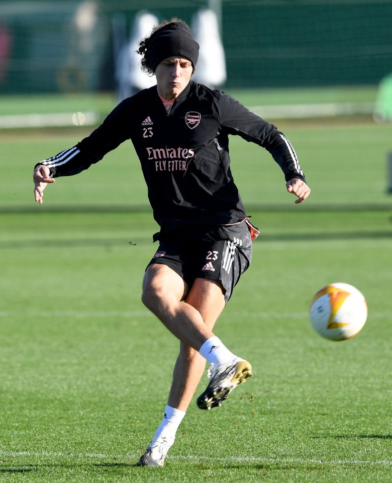 David Luiz hit Arsenal team-mate Dani Ceballos in the face during training last week