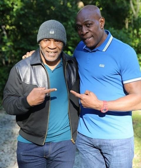 Frank Bruno met Mike Tyson in the US to film a documentary for Sky