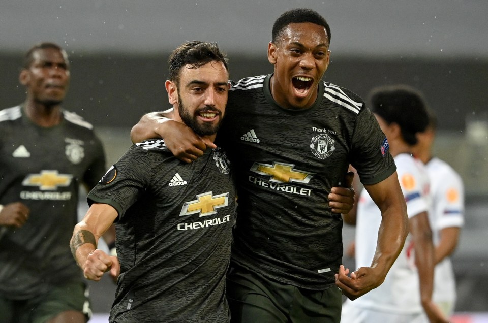 Bruno Fernandes make the cut after scoring twice for Manchester United in the Europa League mini-tournament