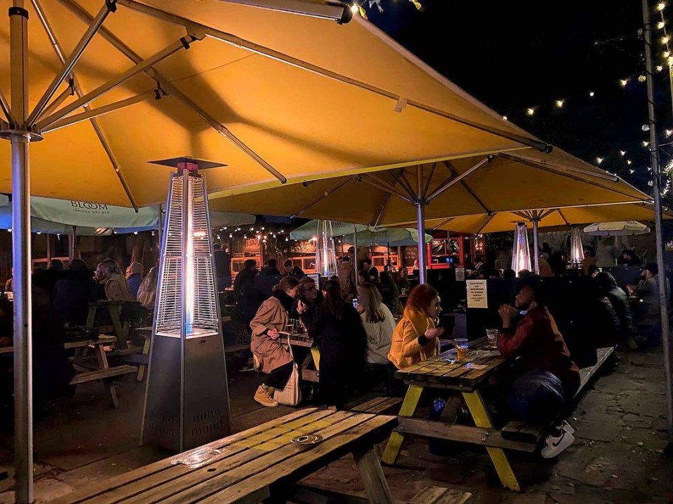 The Duke of Edinburgh in London is known for it's massive pub garden