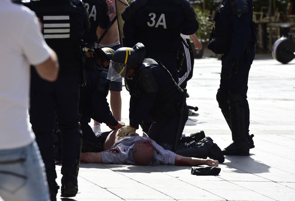 Andrew Bache was given cardiac massage for three minutes by French cops