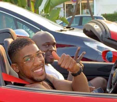 AJ enjoys driving round in convertibles