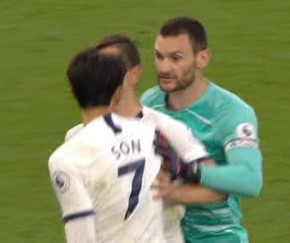 Hugo Lloris vs Son Heung-min was one of the biggest bust-ups of the year