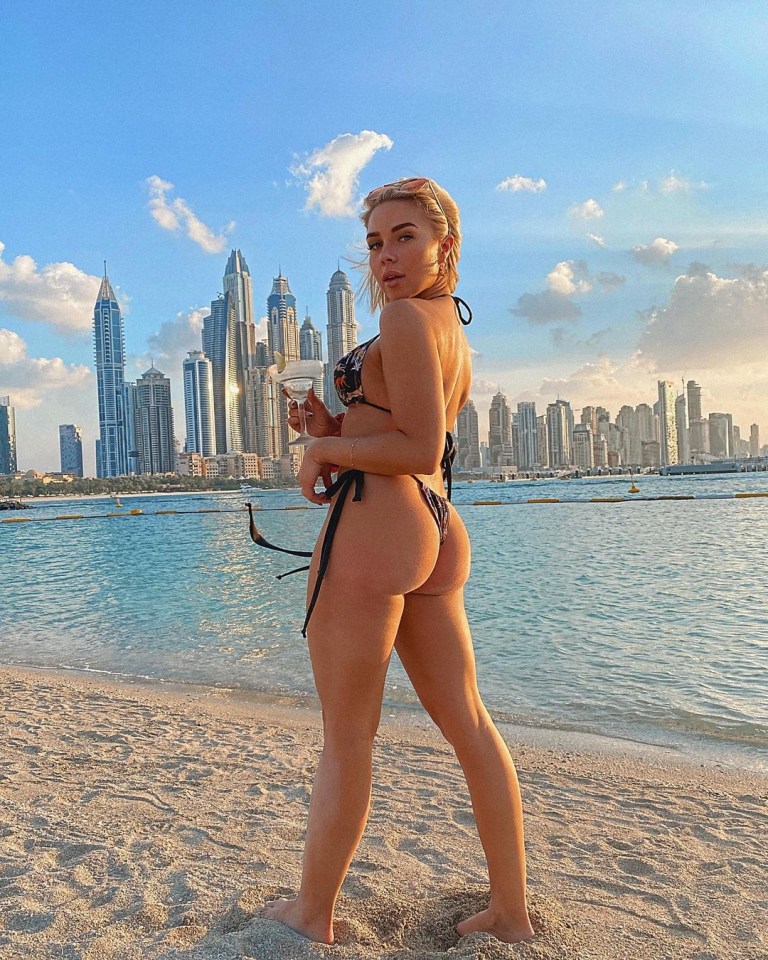 Gabby Allen flew to Dubai as London was in Tier 3 