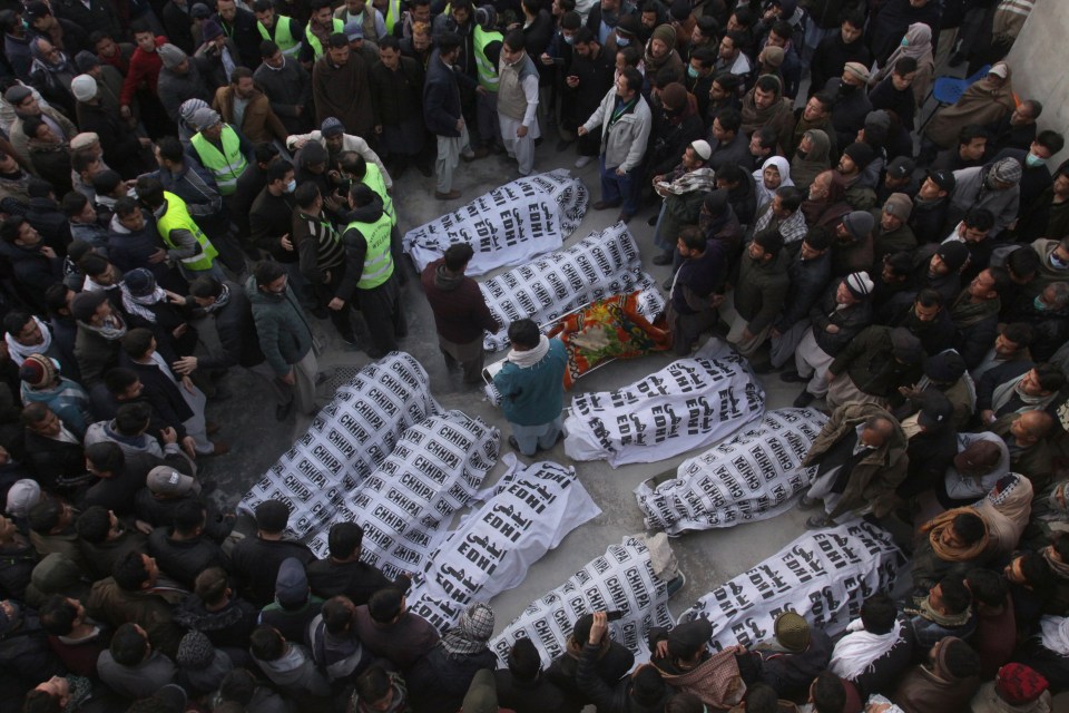The bodies were taken to Quetta, with bruising suggesting they were dragged