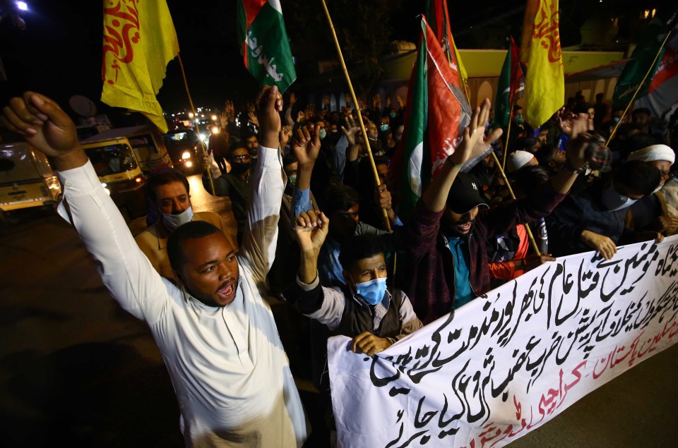 Authorities have said they are searching for the killers to bring them to justice