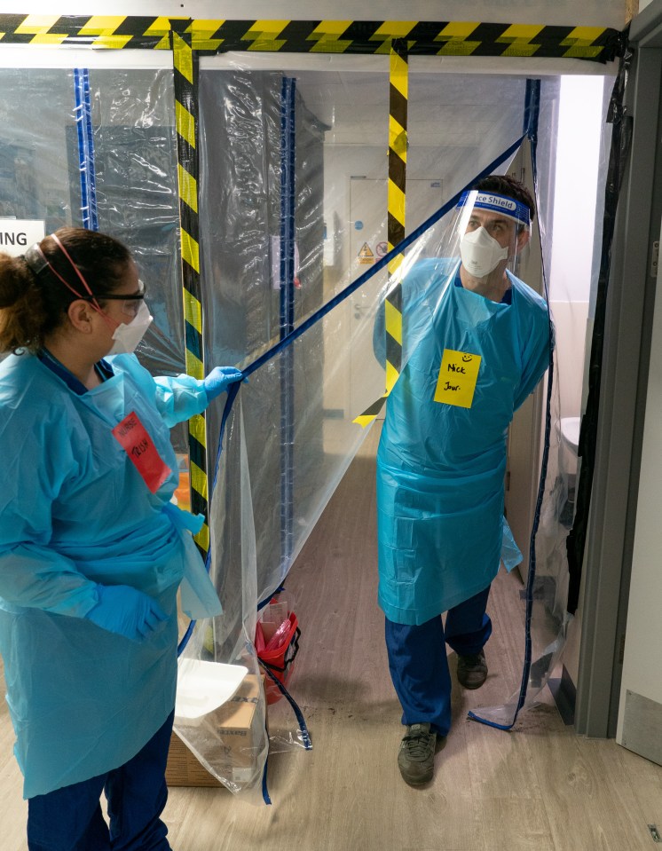 The main intensive care unit at the hospital is like the scene from a sci-fi movie