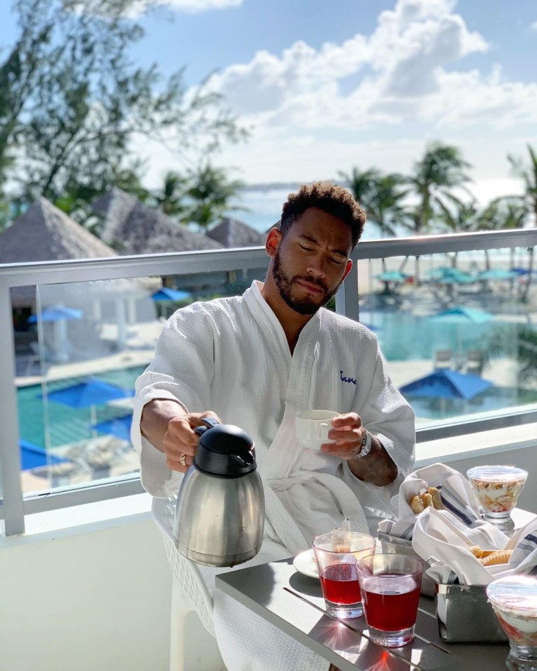 Josh Denzel also enjoyed a trip to the celebrity hotspot