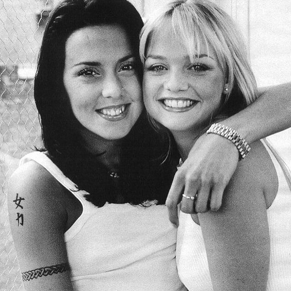 Mel C also chose a Spice Girls photo to pay tribute to her friend