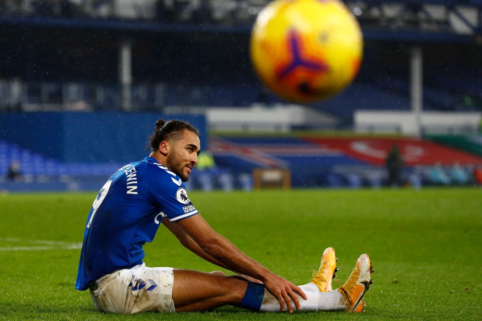 Dominic Calvert-Lewin was made to rue a few missed chances