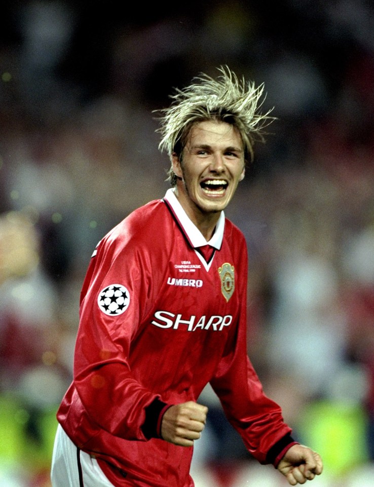 Becks scored 85 goals in 394 appearances for the Red Devils