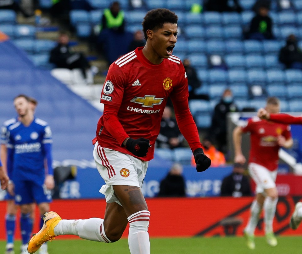 Marcus Rashford has scored eight Premier League goals this season