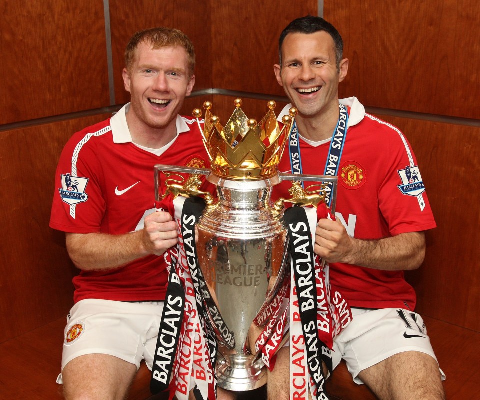 Paul Scholes and Ryan Giggs achieved legendary status at Old Trafford