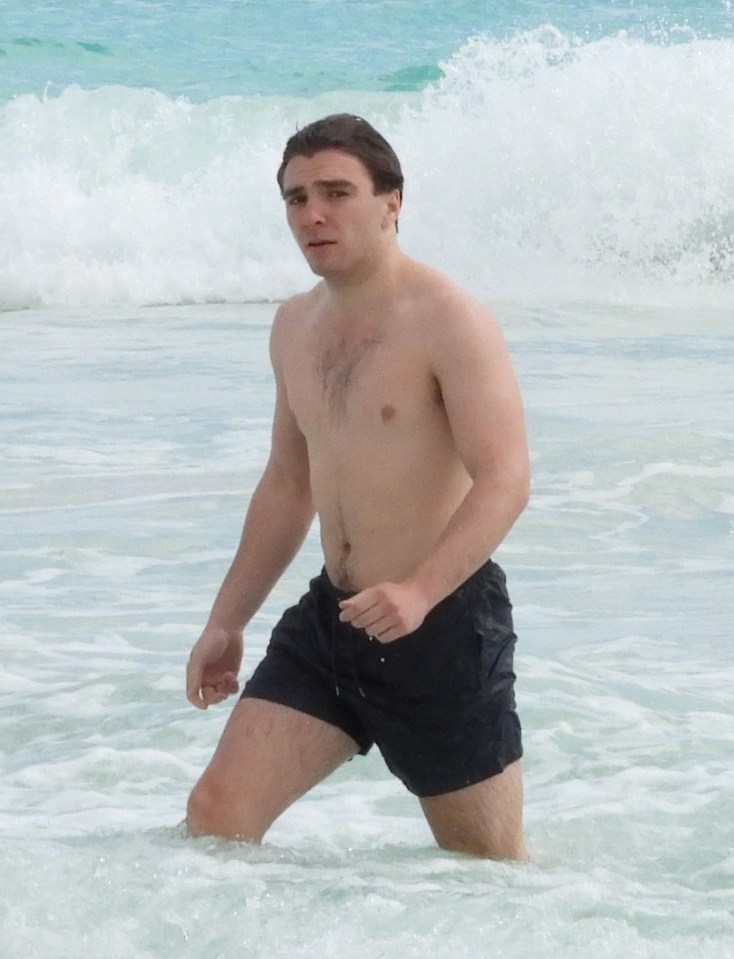 Rocco looked just like his famous dad on holiday in Mexico