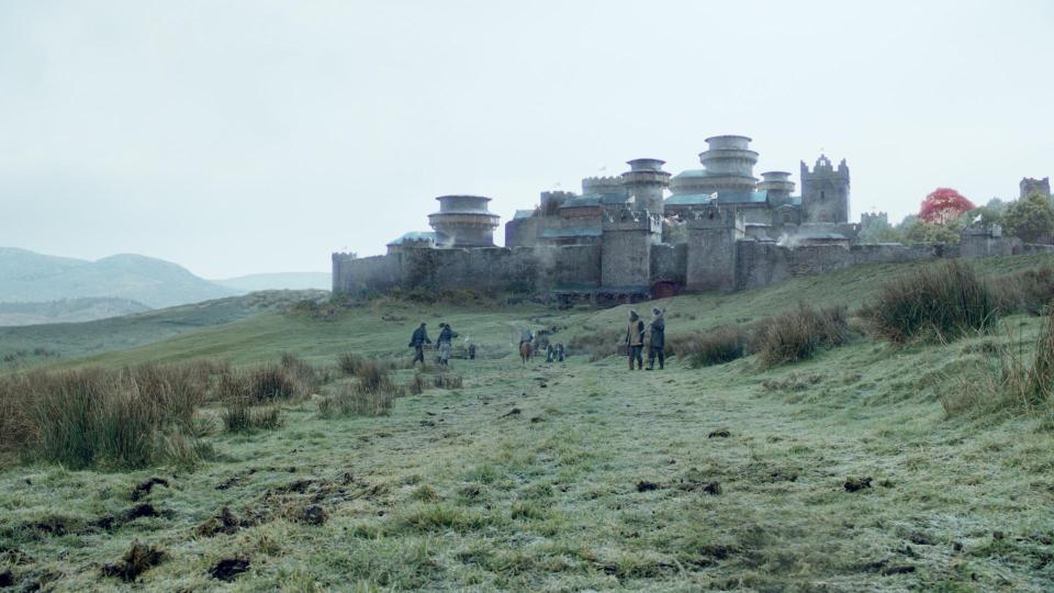 Winterfell, as it appears in the show