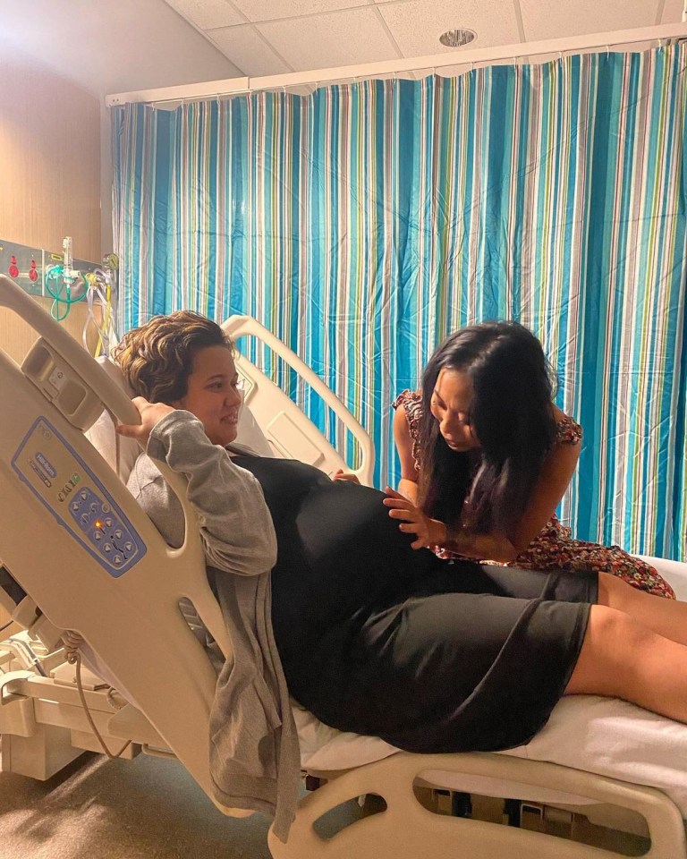 Her daughter Kia, 17, welcomed a baby girl
