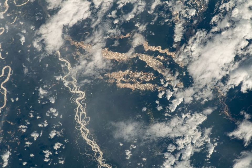 Illicit gold digging is poisoning  vital waterways in parts of the Amazon with mercury