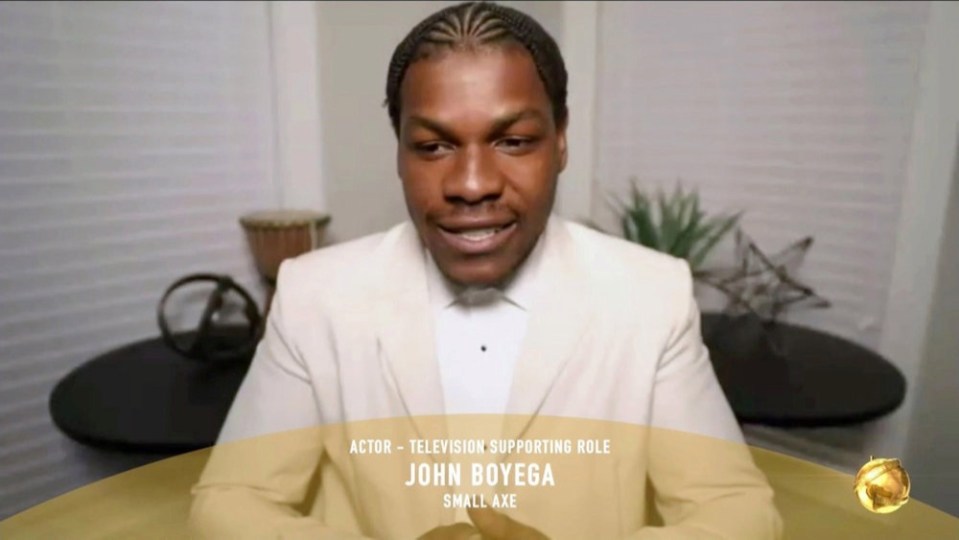 John Boyega scooped best television supporting actor for Small Axe