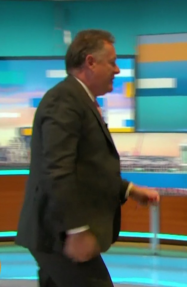 Morgan dramatically stormed off the set of GMB