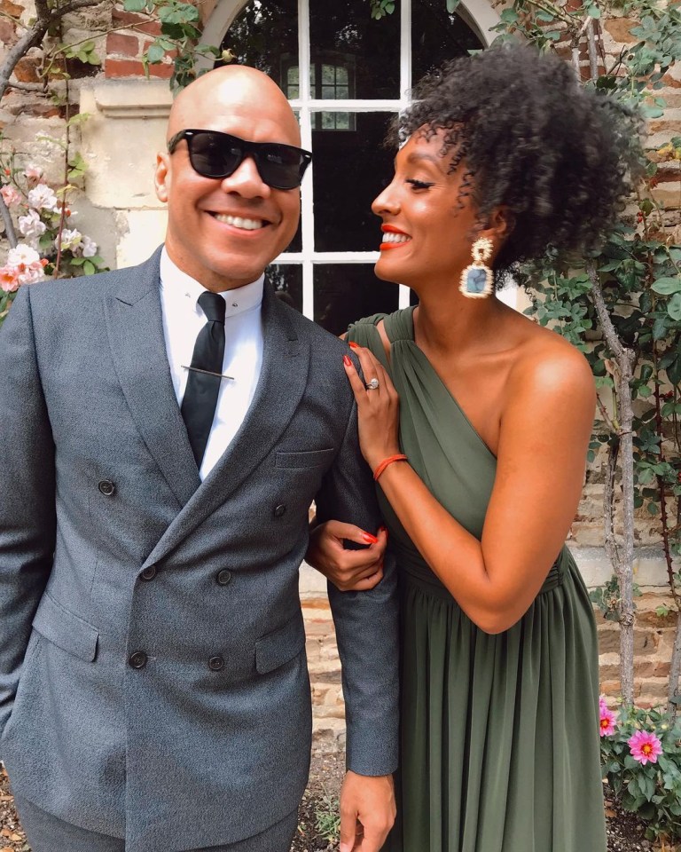 The star has just celebrated five years of marriage with wife Victoria Goddard
