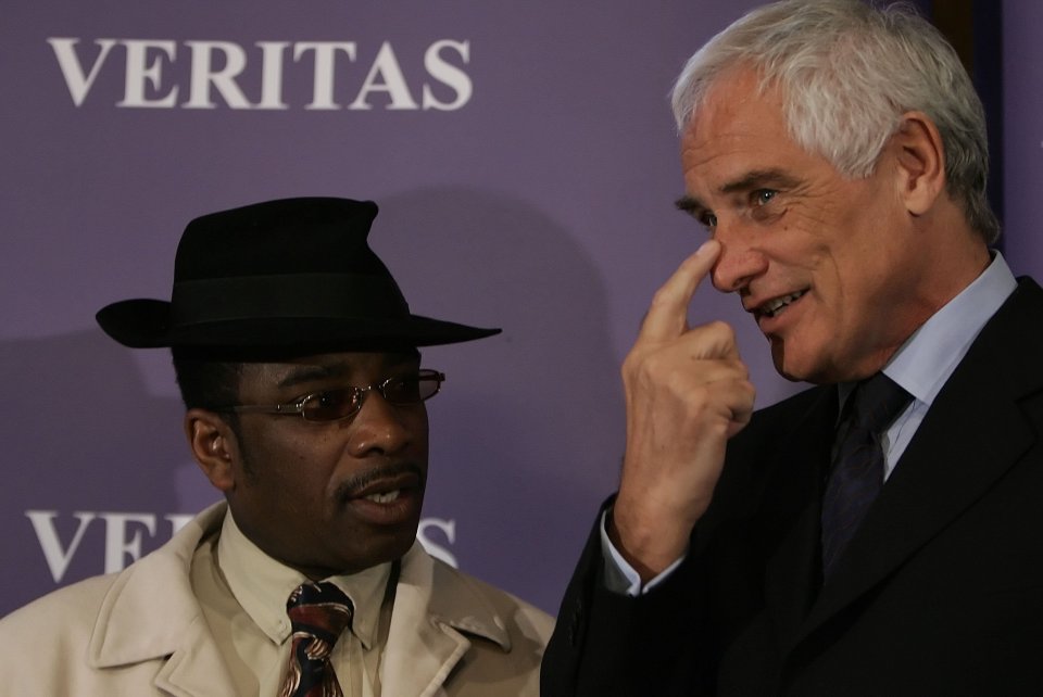 Winston McKenzie, seen here with Robert Kilroy-Silk, joined the Veritas party in 2005