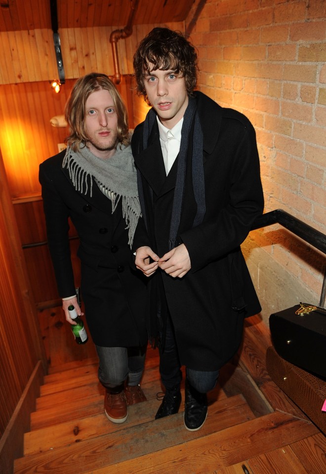 Johnny Borrell and Andy Burrows have patched up their decade-long differences