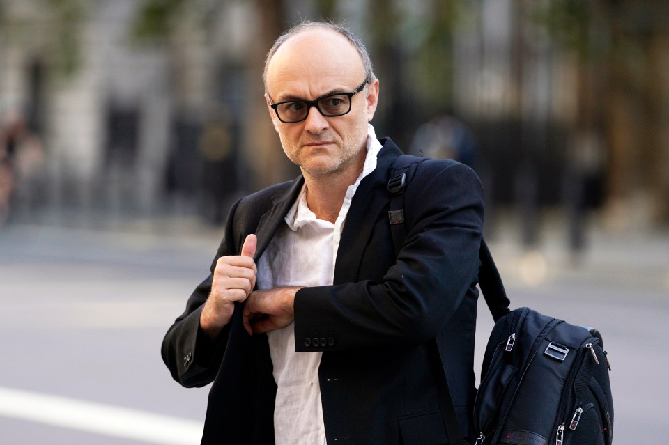 It comes amid her feud with the PM's former chief adviser Dominic Cummings