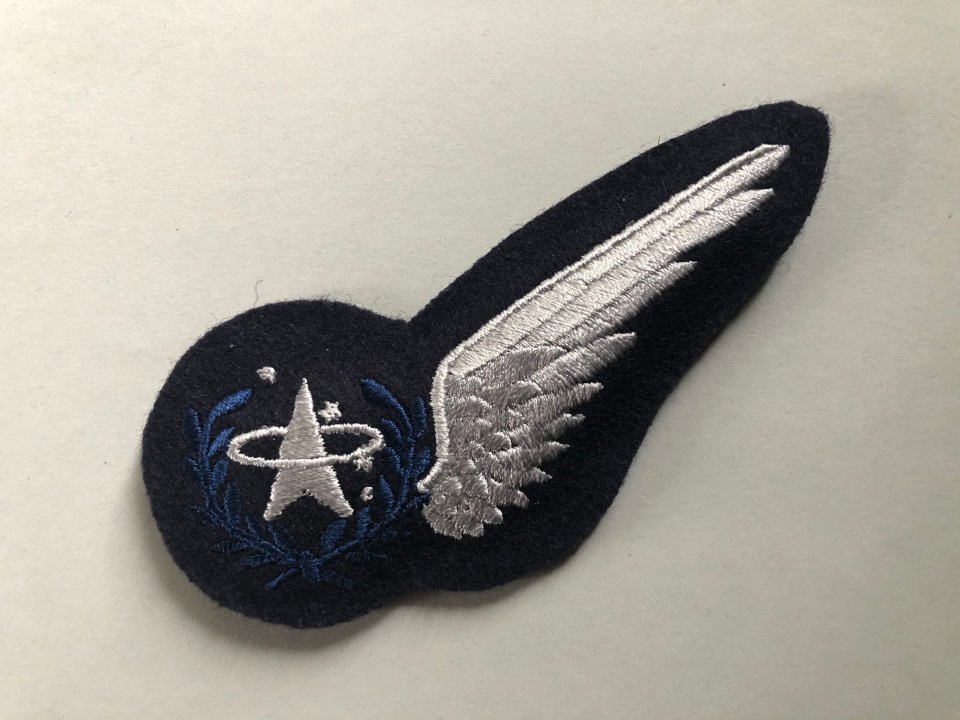 The winged emblem includes the Aries constellation in tribute to the Command’s April inauguration