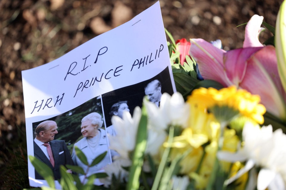 His death has prompted an outpouring of support for the Royal Family, and the Queen in particular
