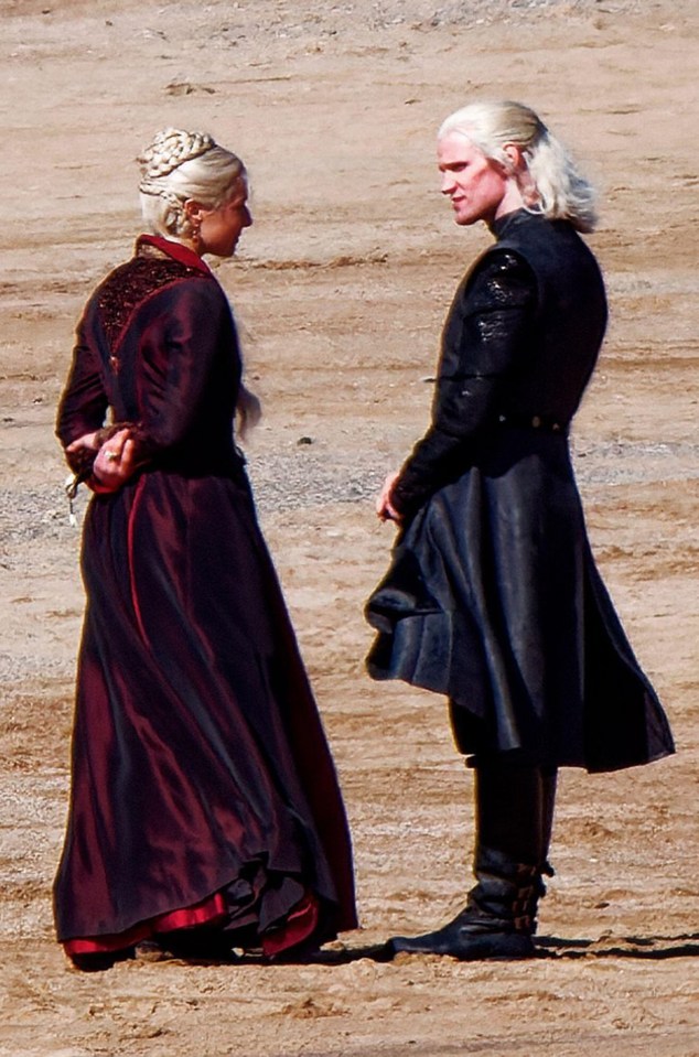 Matt Smith and Emma D'Arcy transformed into their House of Dragon characters in new pictures