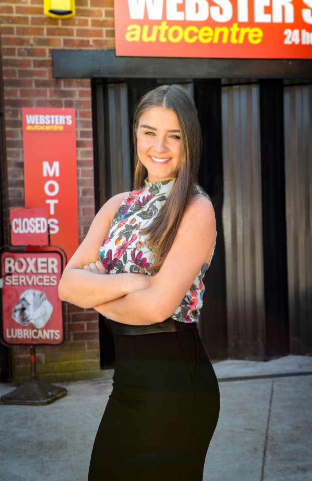 Brooke has played Sophie in Corrie since she was a child