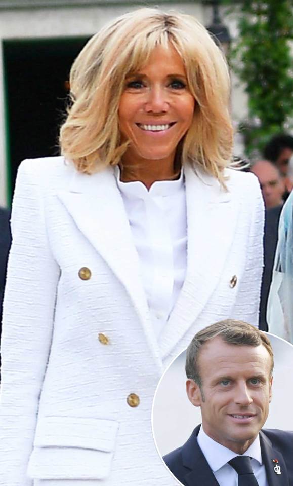 Brigitte Macron, wife of French leader Emmanuel
