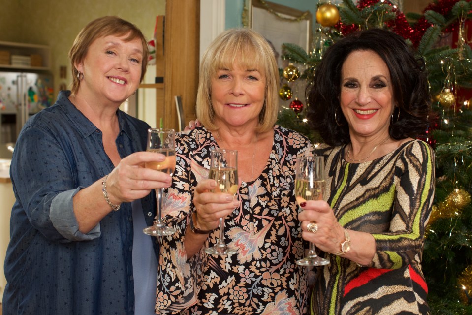 The actresses star in Birds of a Feather
