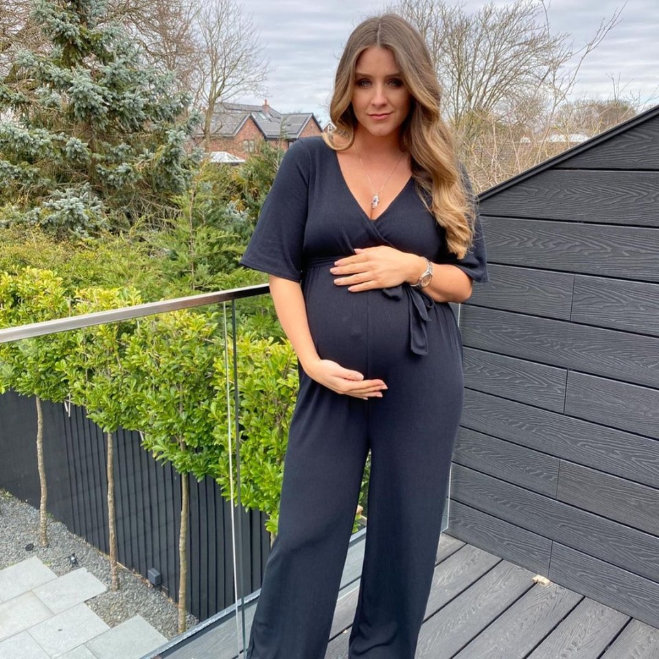 Brooke has given birth to her second baby