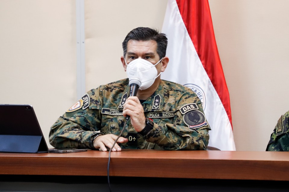 Commissioner Nimio Cardozo of the Paraguay police anti-kidnap section