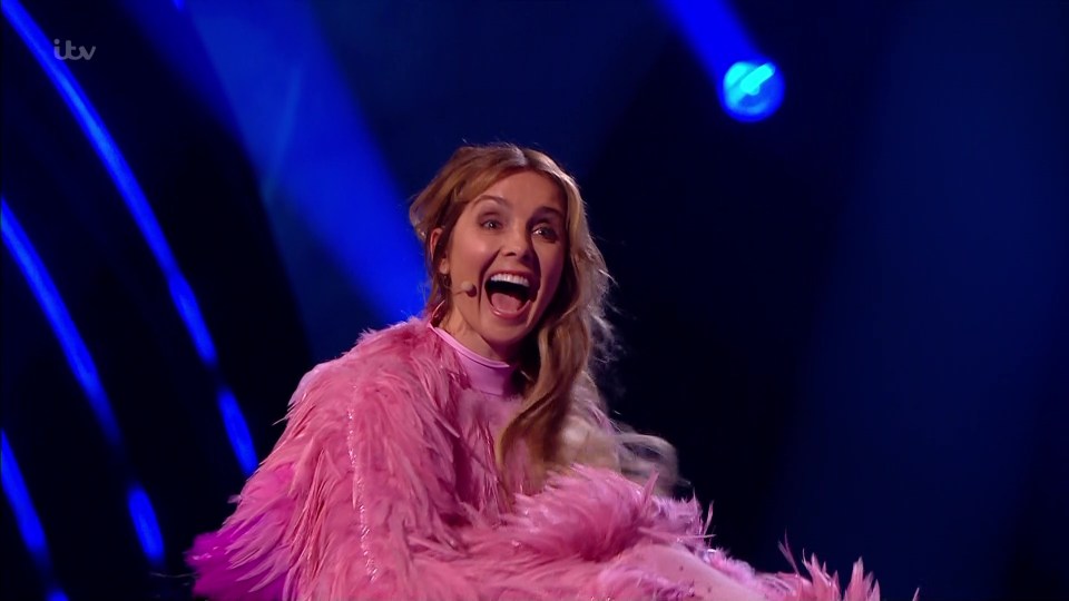 The popstar was excited to reveal herself