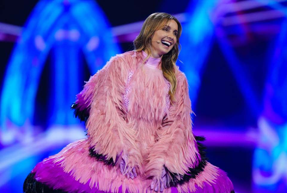 She said her children had no idea she was taking part in the show