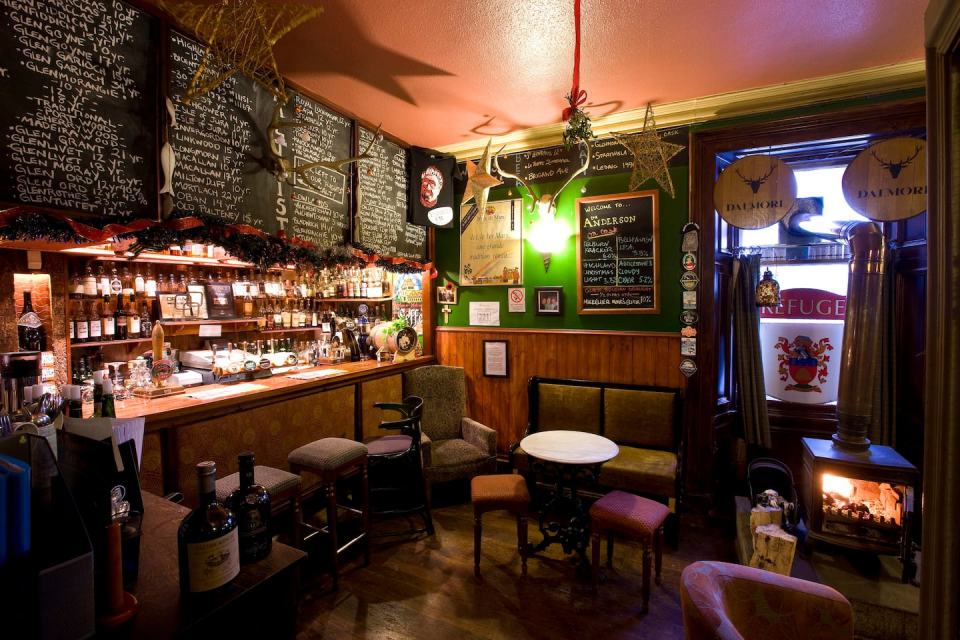 There are just a few rooms above the tiny pub