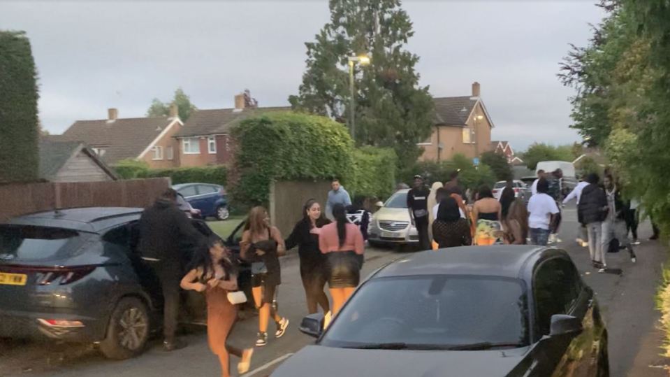Party-goers played blaring music until the early hours of the morning before finally leaving