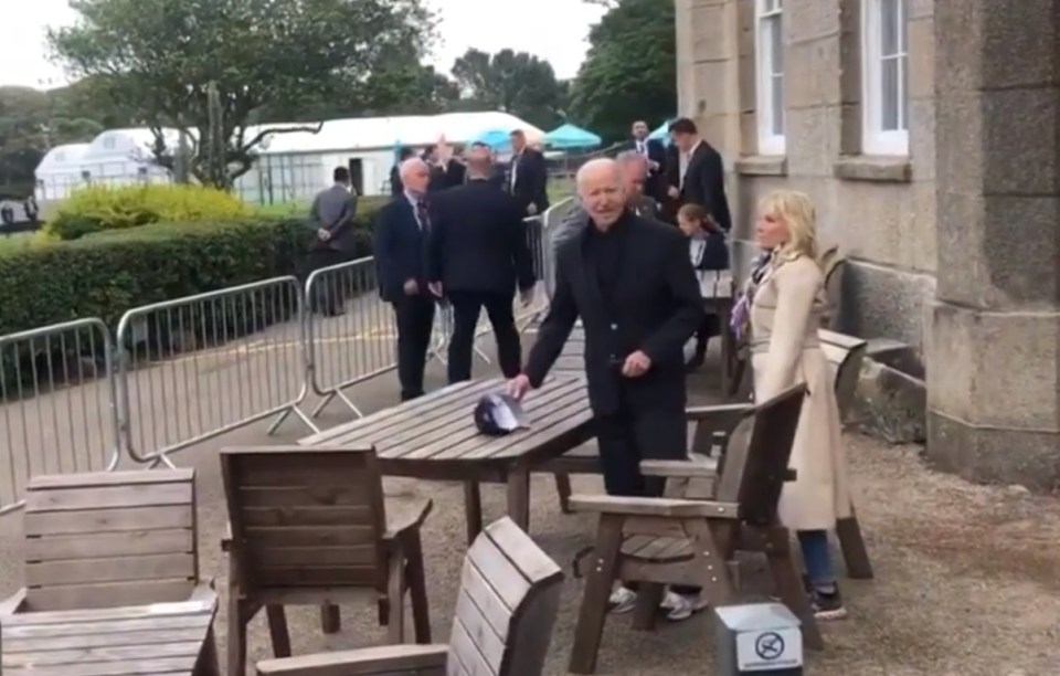 The Bidens are in Cornwall for the G7 summit