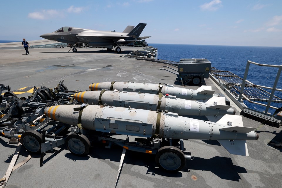 This was the first time British warplanes have launched combat sorties from an aircraft carrier since Harriers bombed the Balkans in the ’90s