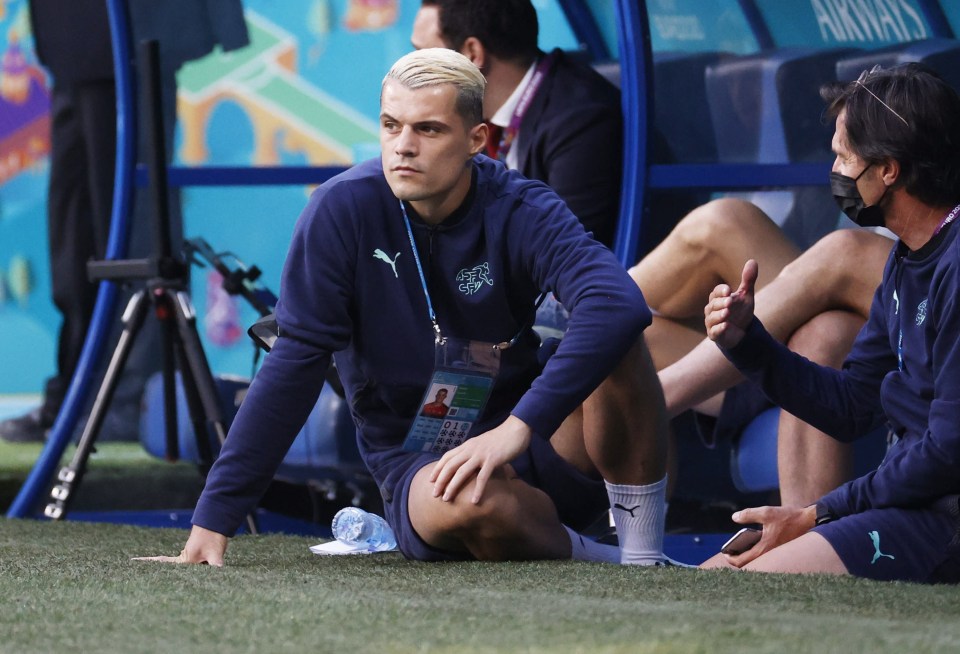 Granit Xhaka starred for Switzerland at Euro 2020