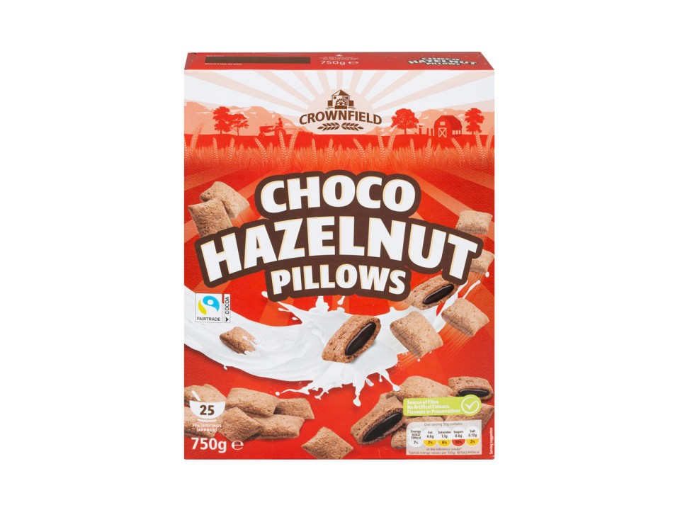 Copies of the chocolate filled pockets, such as from Lidl (pictured) and Tesco are just as high in sugar as the original Krave product